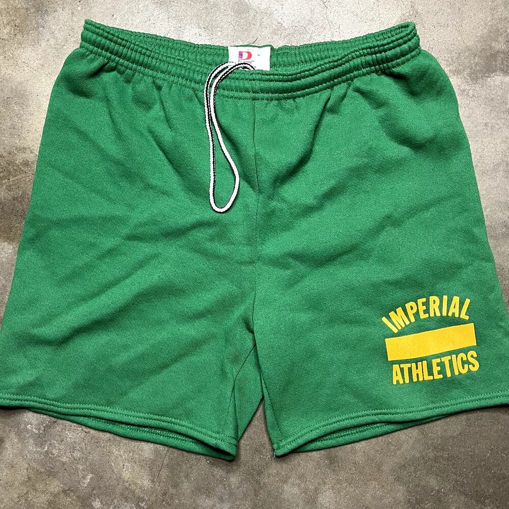 Imperial Athletic Shorts Men's M Green Vintage 80's Made in Usa Dodger Shorts